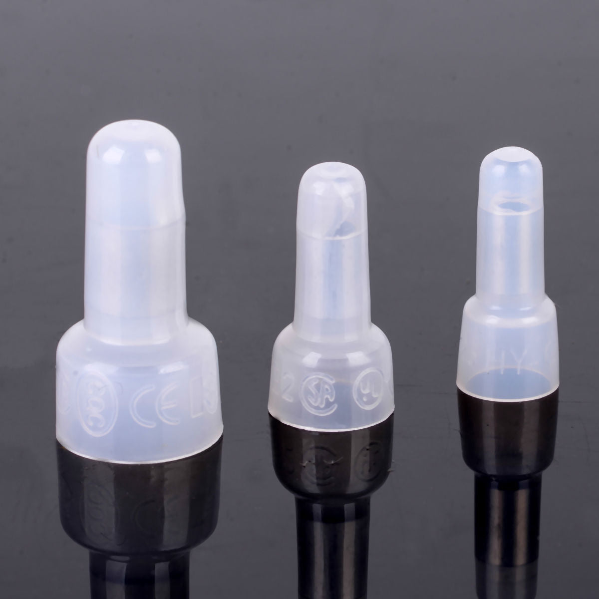 100pcs Closed End Crimp Cap AWG 12-10 16-14 22-16 Gauge Wire Connectors Terminal