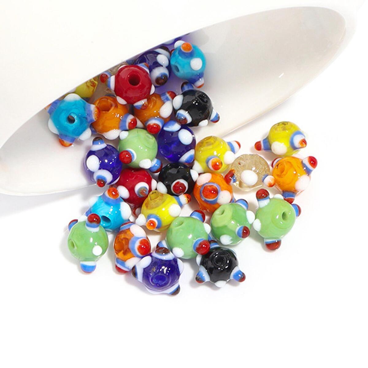 20Pcs 8mm Eye Loose Beads Jewelry Making Necklace Hairband Bracelet DIY