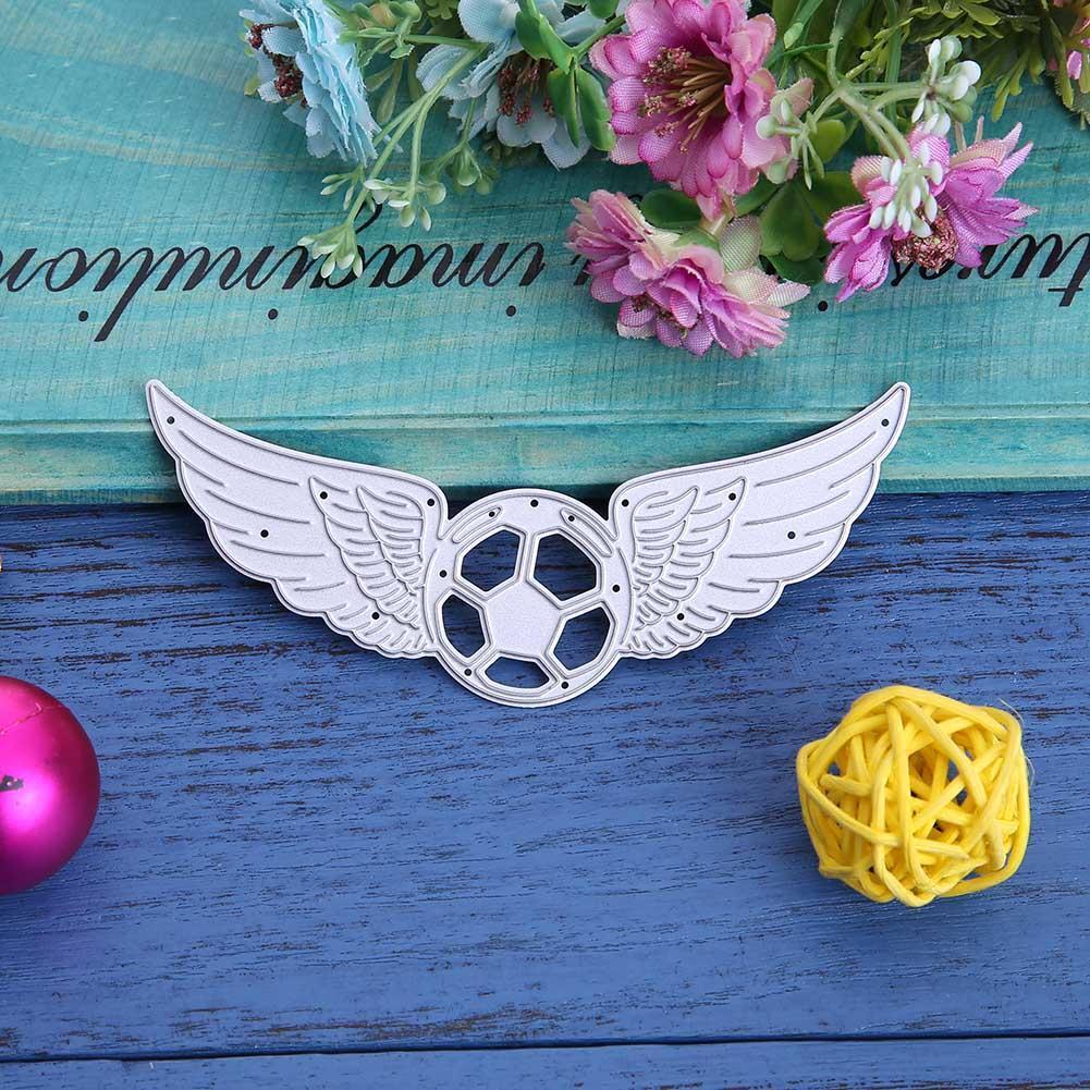Soccer Wing Scrapbook Photo Album Cutting Dies Paper Card Craft Stencils