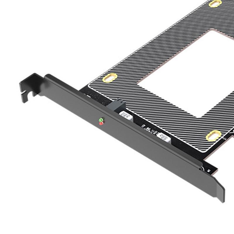 Updated U.2 to PCIe Adapter Riser PCI Express x4 to U.2 U2 Sata SSD Convert Card