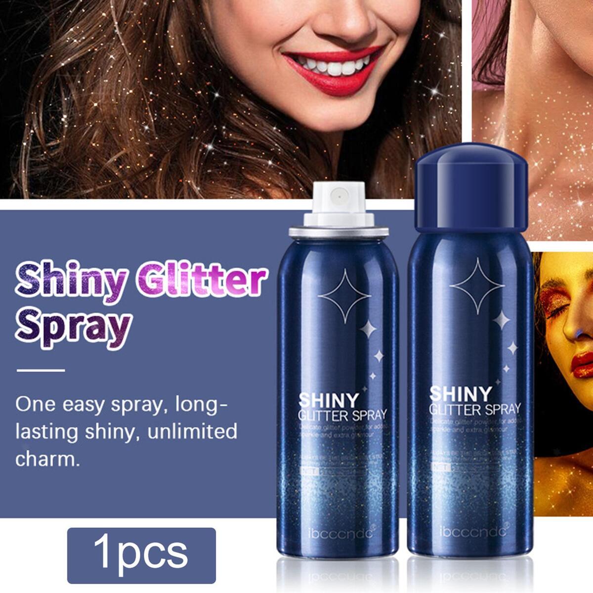Hair and Body Glitter Spray Long Lasting Face Highlighter for Home Party