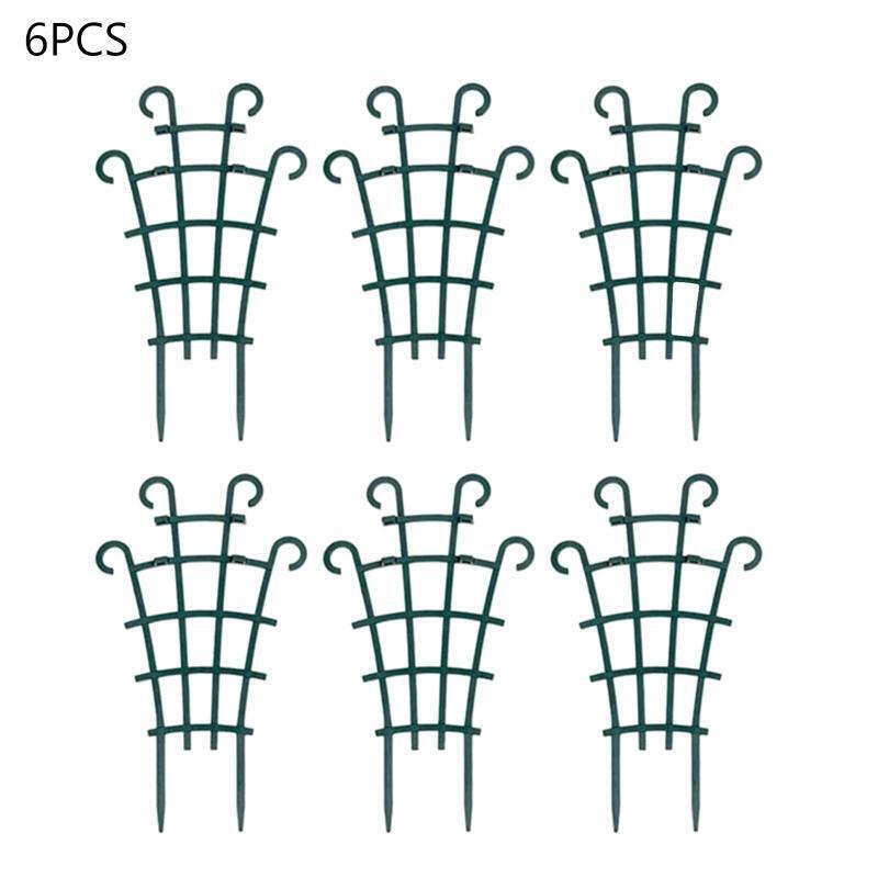 6PCS Rustproof Garden Trellis for Potted Climbing Plants Outdoor Indoor Pot