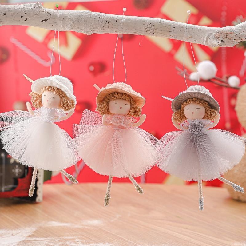 Heart Angel Christmas Tree Pendant Hanging Window Wall Door Decoration Gift