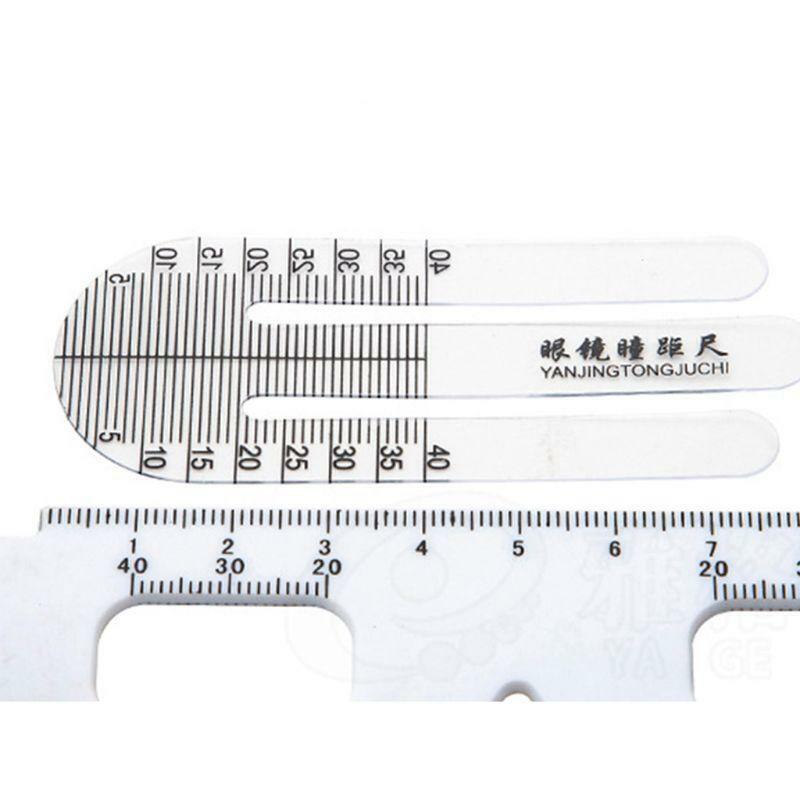 ABS Optical PH Ruler Eye Ophthalmic Tool Optometry PH Test Measure Range 0-40mm