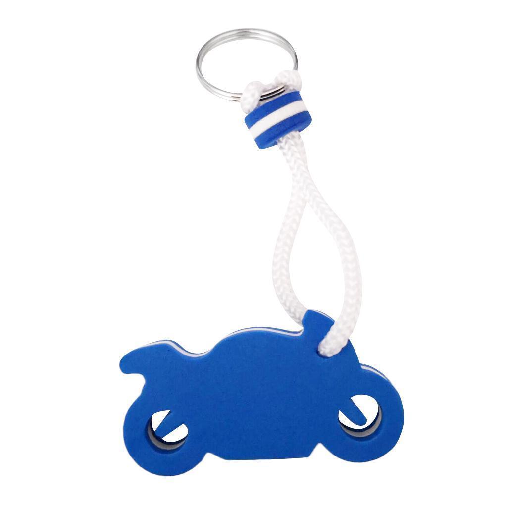 2PCS Portable Floating Motorcycle Keyring Buoyant Key Ring for Water Sport