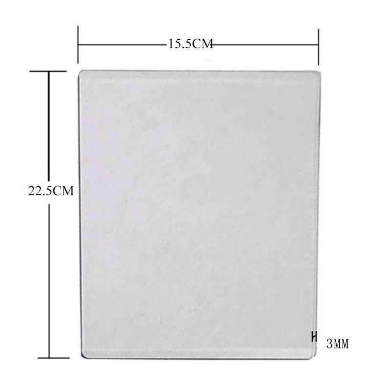 Transparent Acrylic Plate Mat For Spacer Cut Dies Platform Replacement Adapter