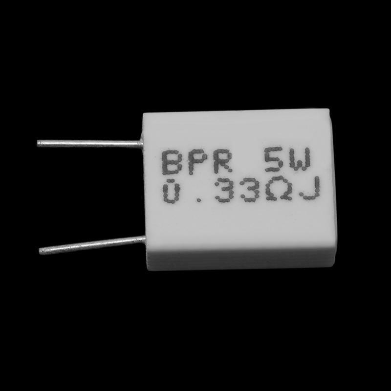 10 pcs 0.33R 5 W 5% Cement Resistor 0.33R 0.33Ohm Non-Inductive Resistor BPR56
