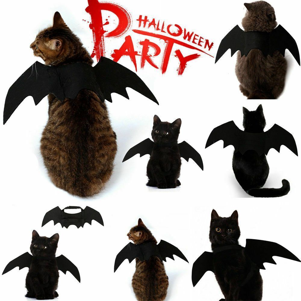 Wings Cat Vest Demon Pet Clothes Cat Wings Cat Costume Halloween Decorations