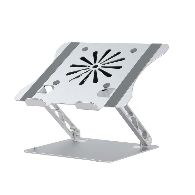Foldable Holder Bracket Ergonomic Stand Laptop Cooler Fan Riser Stand Portable