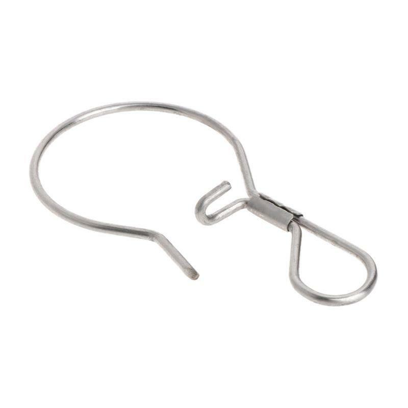 Live Fish Lock Stainless Steel Buckle Fishing Tackle Snaps Portable Accessories