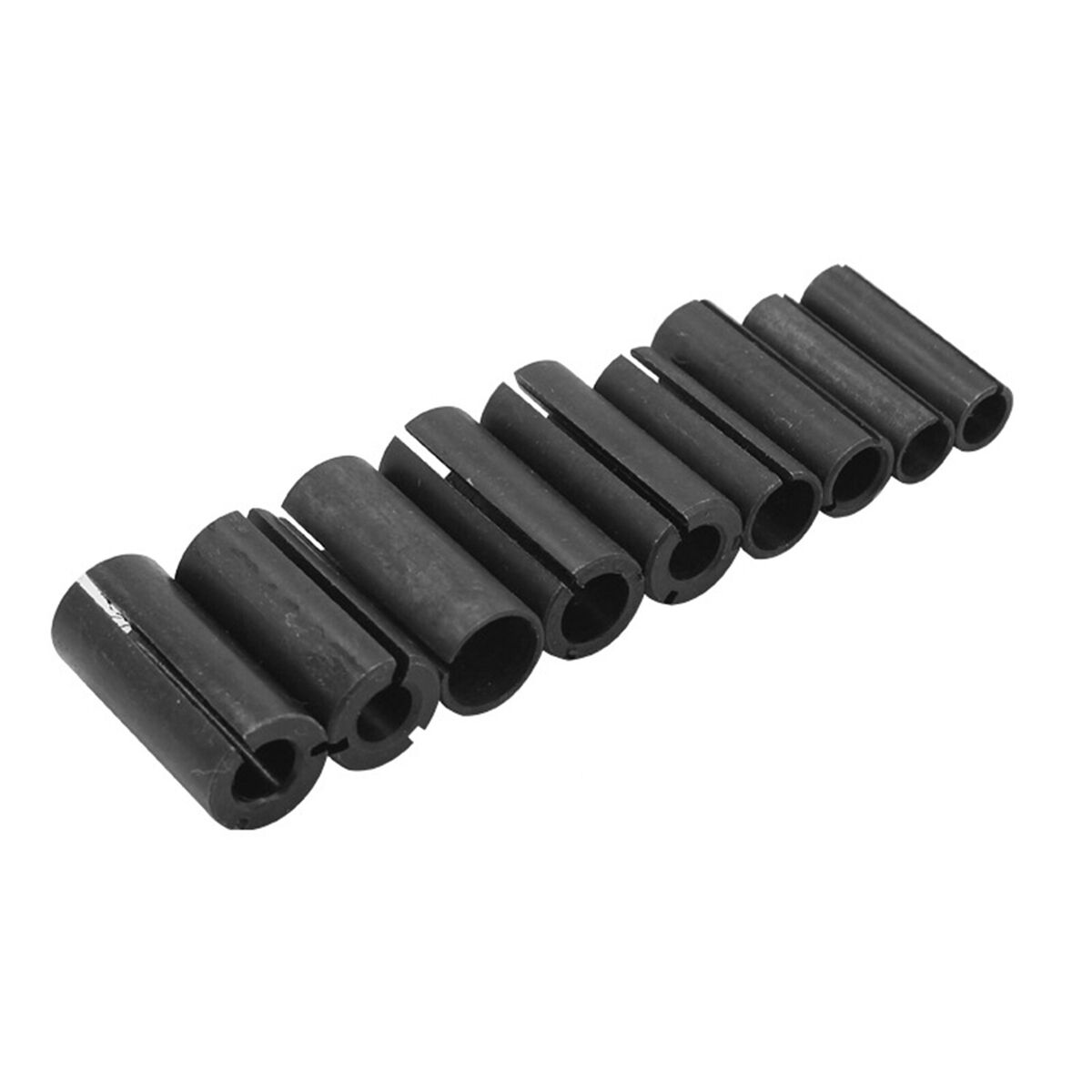 9PCS/Set Collet Adaptor Kit Shank Reducer Reducing Bit Router Tool 8mm to 6mm #