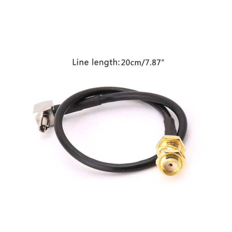 SMA Female Jack To TS9 Male Right Angle RG174 Pigtail Cable 20cm Antenna Coaxial