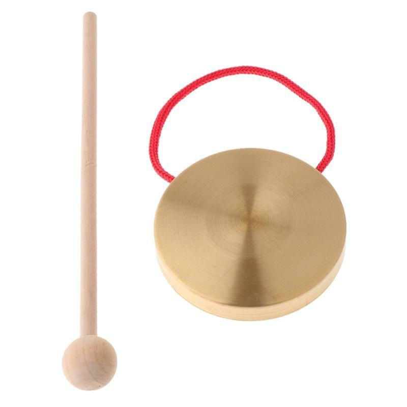 Copper Opera Gong Cymbals for Kids Traditional Chinese Folk Musical Instrument