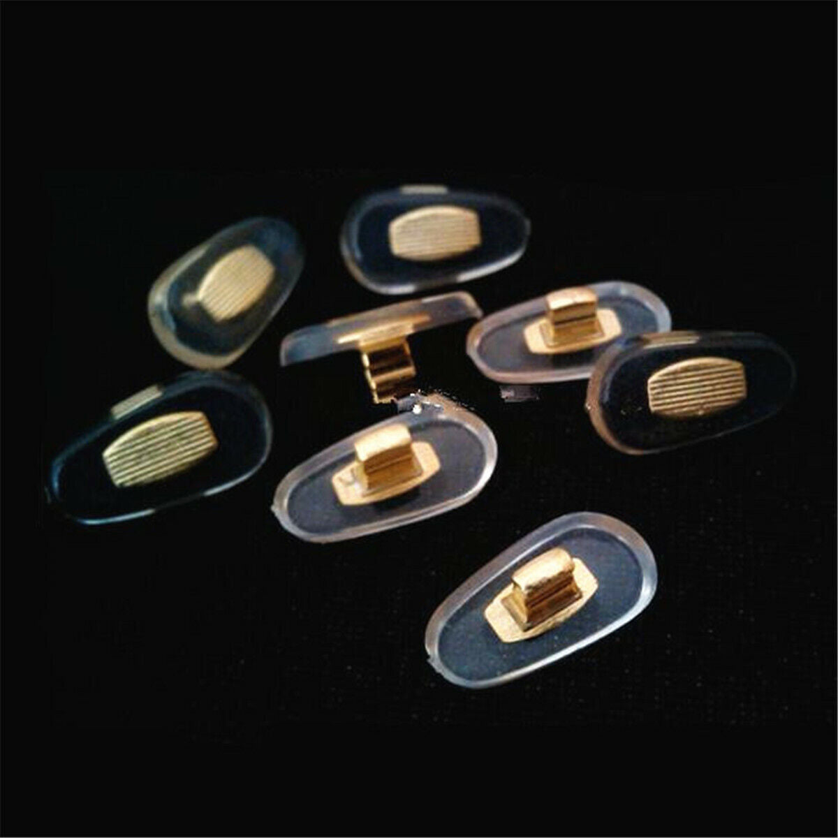 10 Pairs Metal & Plastic Nose Pads Screw On for Glasses/Spectacle/Sunglasses