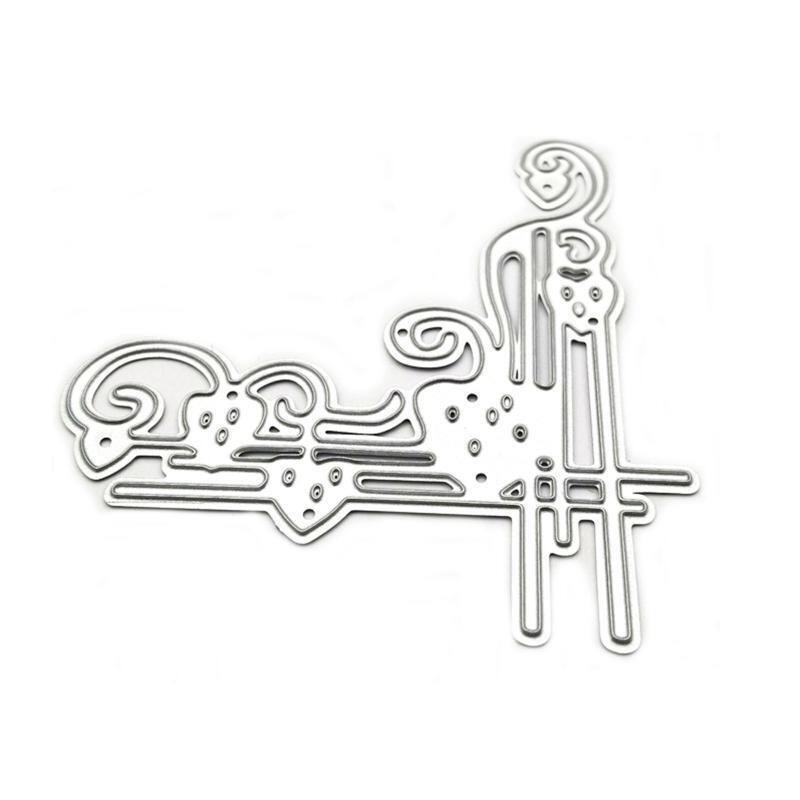 Strawberry Heart Corner Lace Metal Cutting Dies Stencil DIY Scrapbook Template