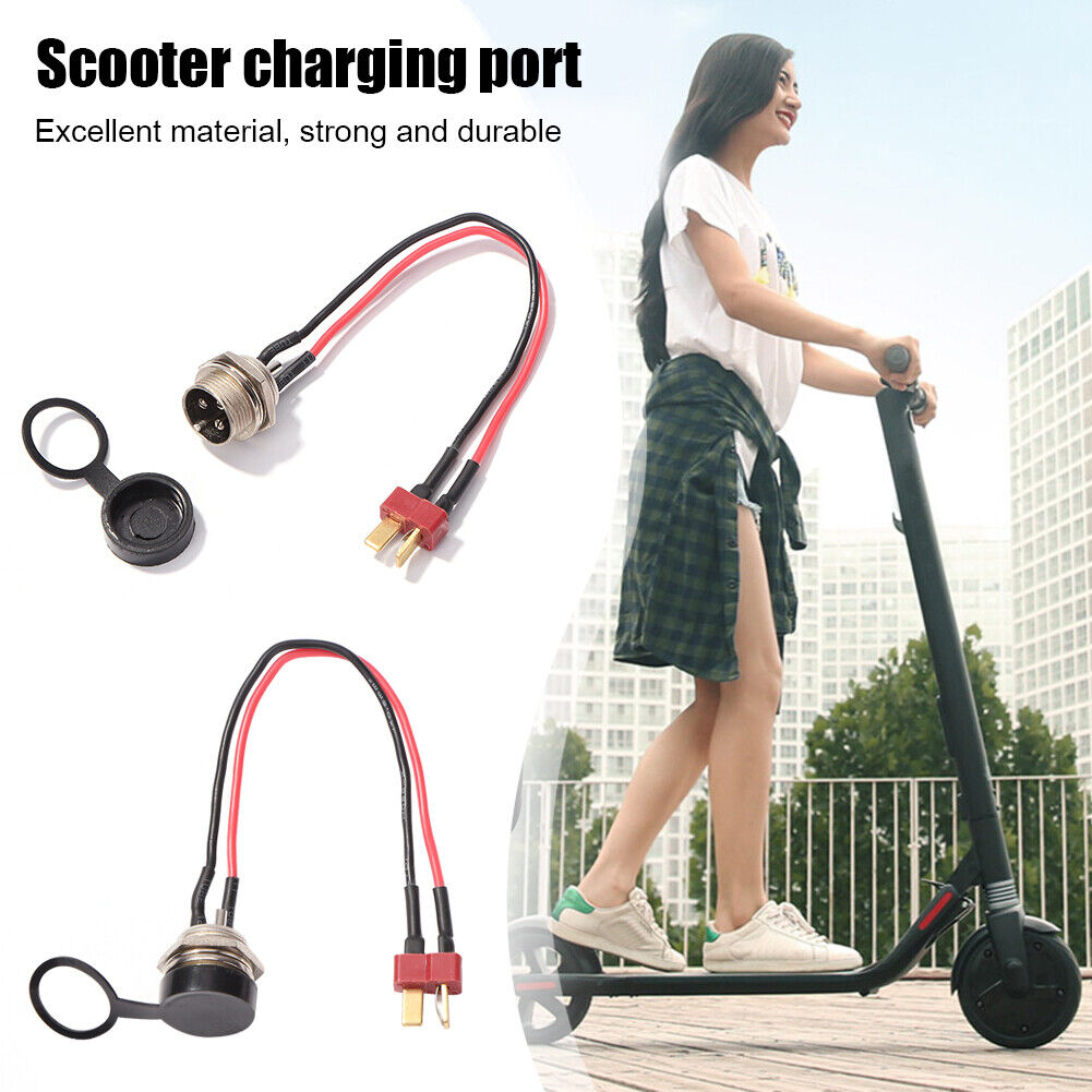 Electric Scooter Parts Power Charger T-head Charging Port for KUGOO M4 PRO