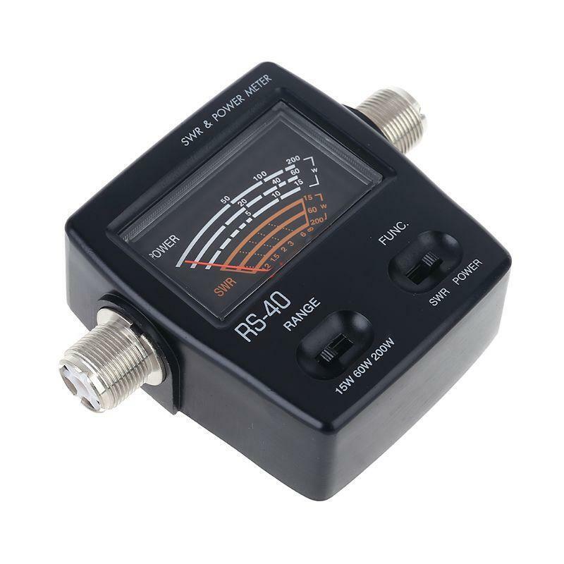 NISSEI RS40 Power SWR Meter RS-Measurable Up to 200W Power Range with Adapter