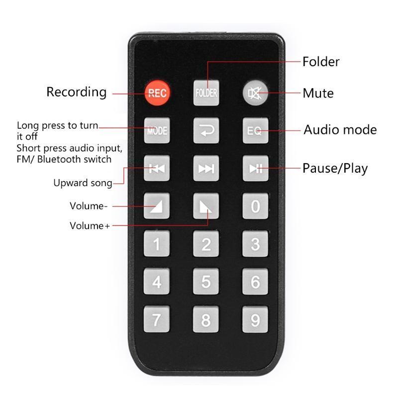 USB/SD/BT/FM/MP3 Decoder Board Bluetooth-compatible Music Player Module Audio