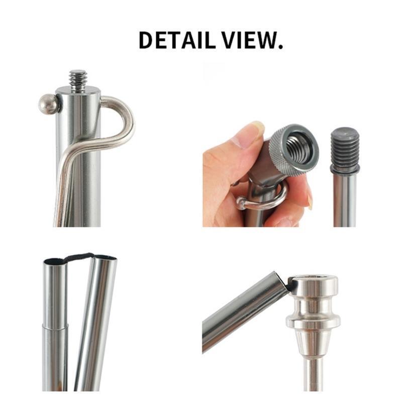Aluminum Alloy Light Stand Folding Lamp Hanging Rack Camera Selfie Stick Bracket