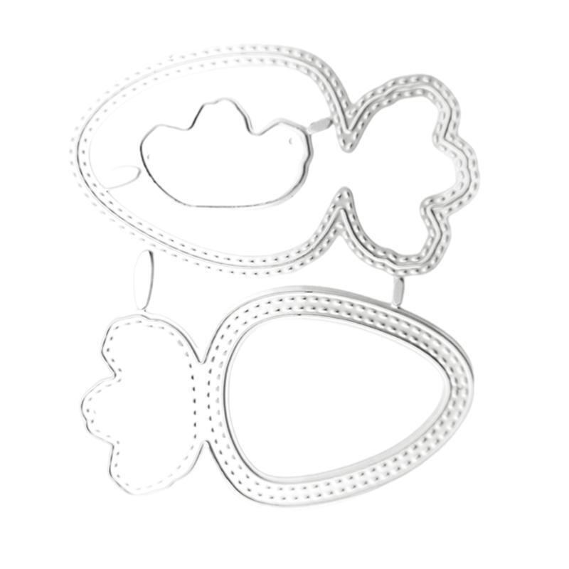 Easter Carrot Metal Cutting Dies Stencil DIY Scrapbooking Album Paper Template