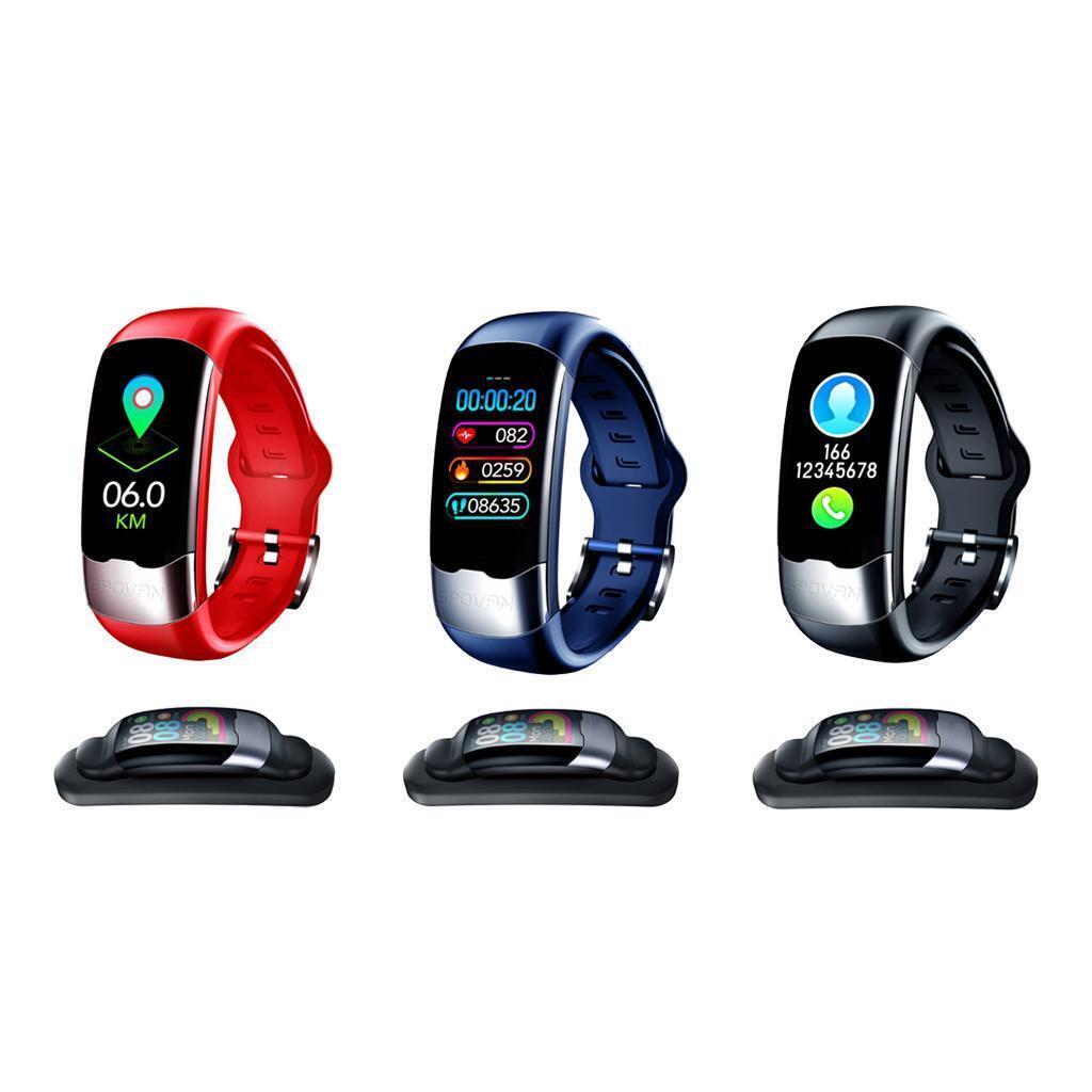 Watch ECG PPG HRV  Oxygen Monitor Waterproof IP68 Red