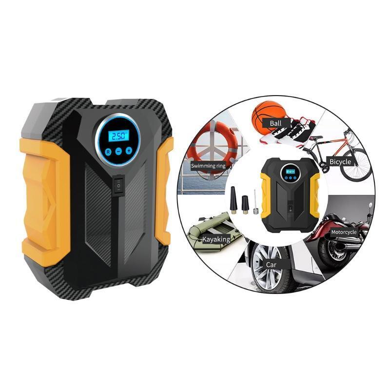 Digital Display Pressure Tire Inflator Car Electric Pump Portable Air Compressor