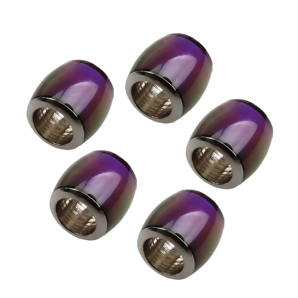 5pcs Color Change Mood Loose Bead   Sensitive Barrel Spacer Beads 7x7mm