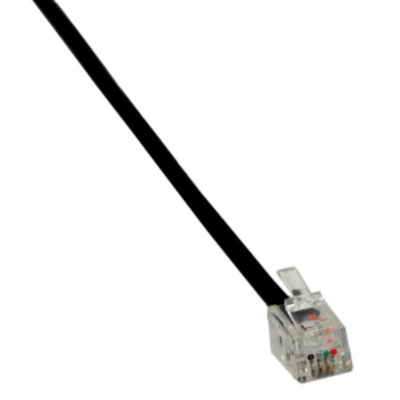 RJ9 Audio Headset To Jack Adapter RJ9 4P4C Male To Dual Female Ports Connector