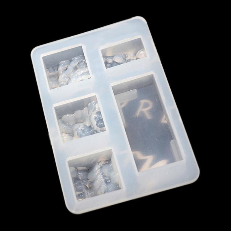 Broken Stone Epoxy DIY Jewelry Tool Mixed Style Tea Molds for Easter Gift