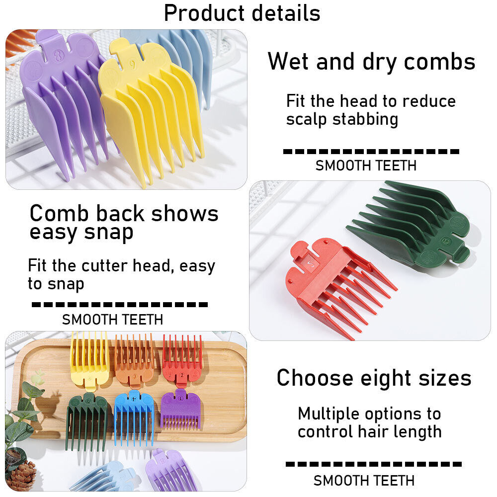 Attachment Hair Clipper Guards Combs Trimmer Cutting Guides Styling Tools