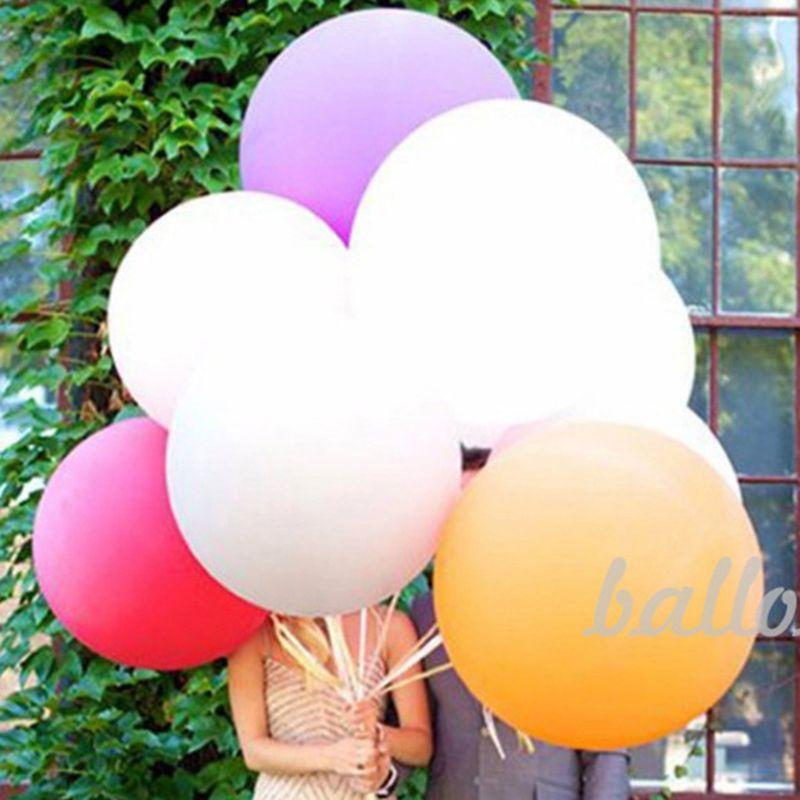 10pcs 36 Inch Giant Balloon Round Inflable Latex Jumbo Thick Balloons Wedding