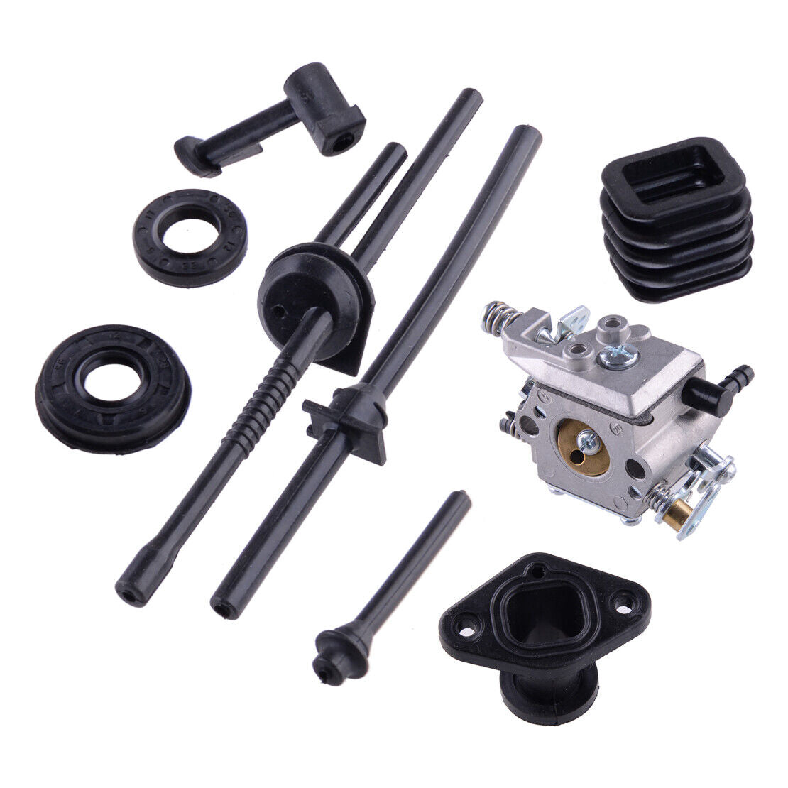 Carburetor Carb Fuel Line Kit Fit For Chinese Chainsaw 2500 25cc