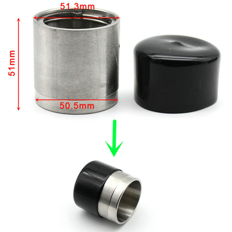 2* Boat Trailer Bearing Buddy 1.980'' w/ 2X Protective Bra Stainless Steel SS