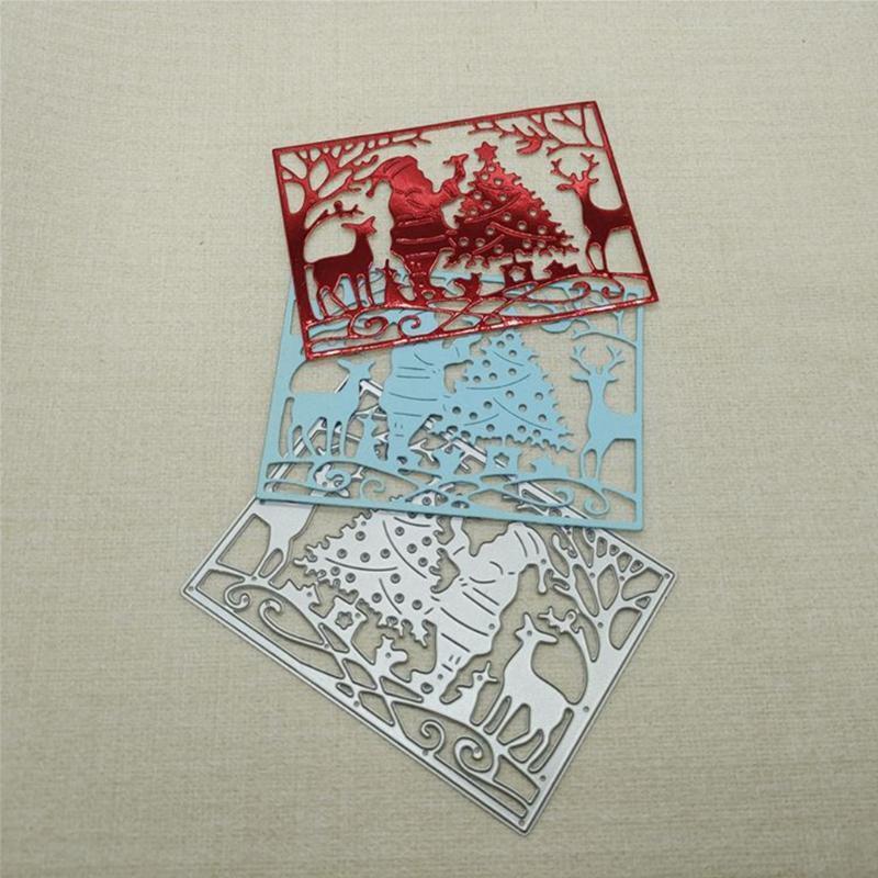 Christmas Elements Metal Cutting Dies Stencil DIY Scrapbooking Album Paper Card