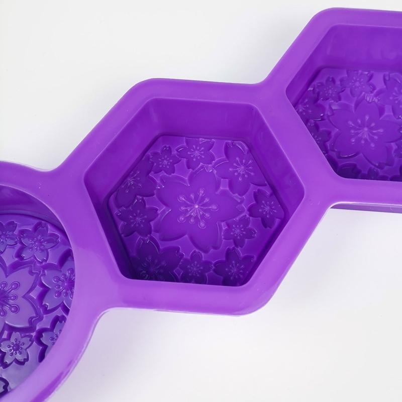 Silicone Soap Molds Exquisite Flower Shape Best Gift Ideas for Handemade Lover