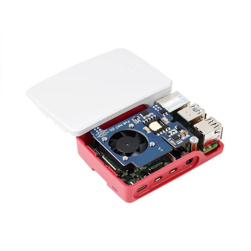 Power Over Ethernet Module Supports Raspberry Pi 4B/3B+ w/ Case Support 802.3af