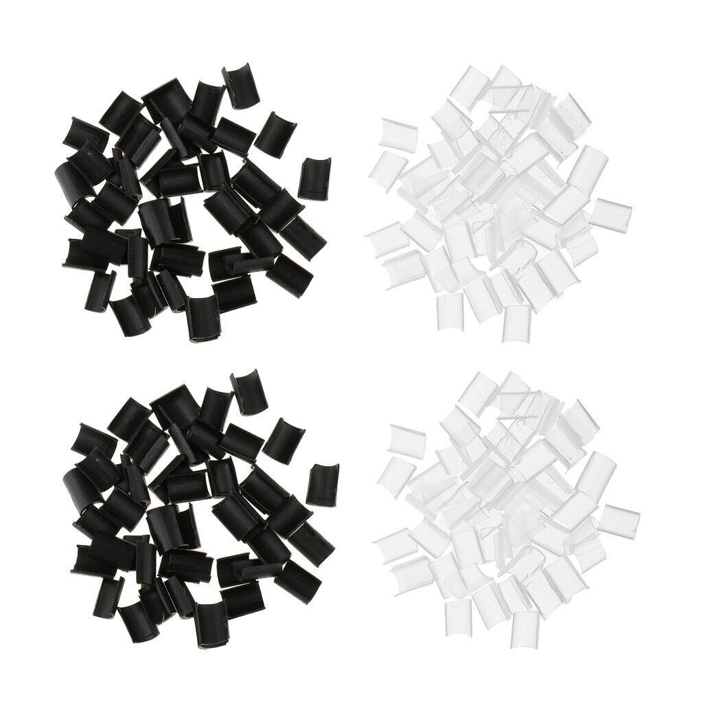200x Flat  Keratin  Extensions Toupee Bonding  Glue black and and+White