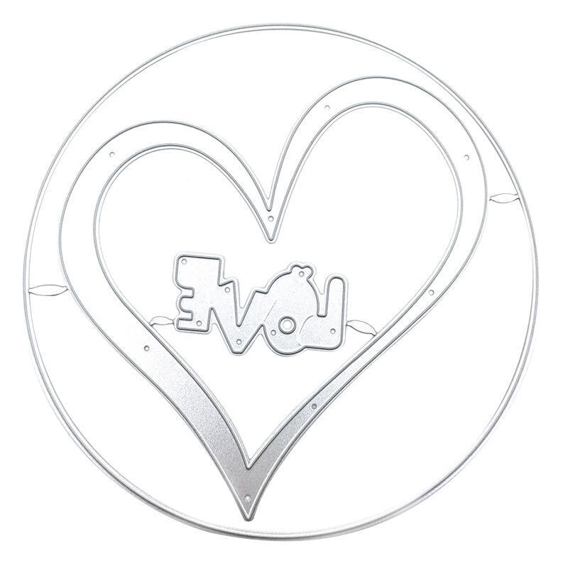 Exquisite Love Heart Cutting Die Stencil Great Gifts for Kid Teens Boys Girls