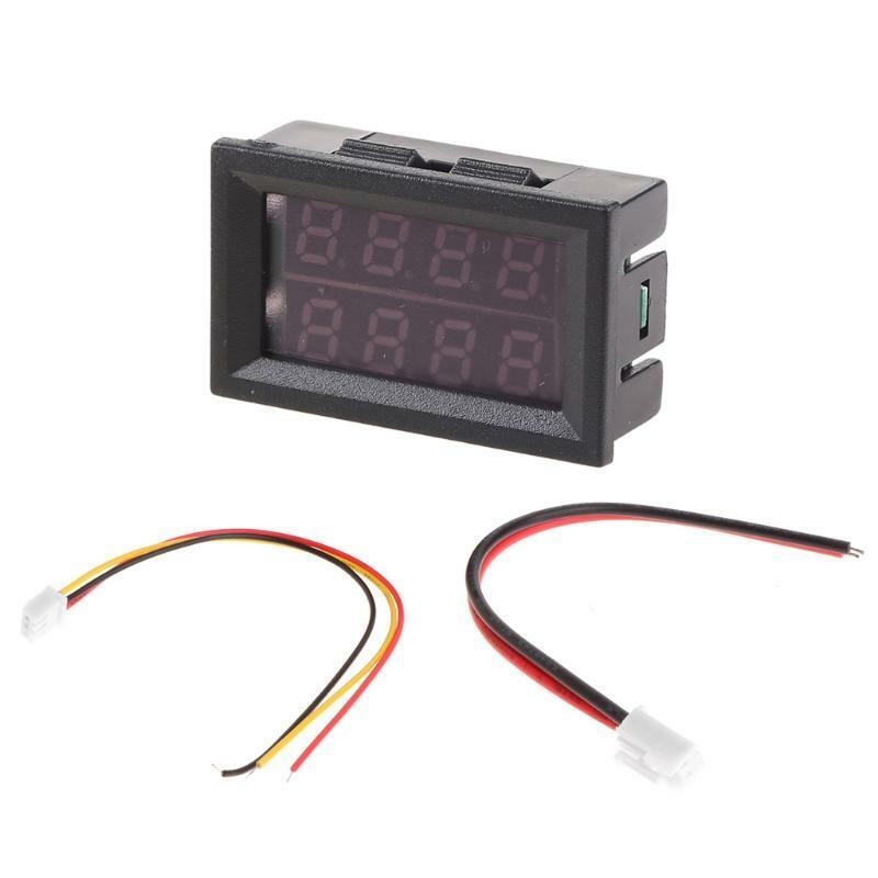 0.28" Digital DC 200V 10A Voltmeter Ammeter 4 Digit 5 Wire Voltage Current Meter