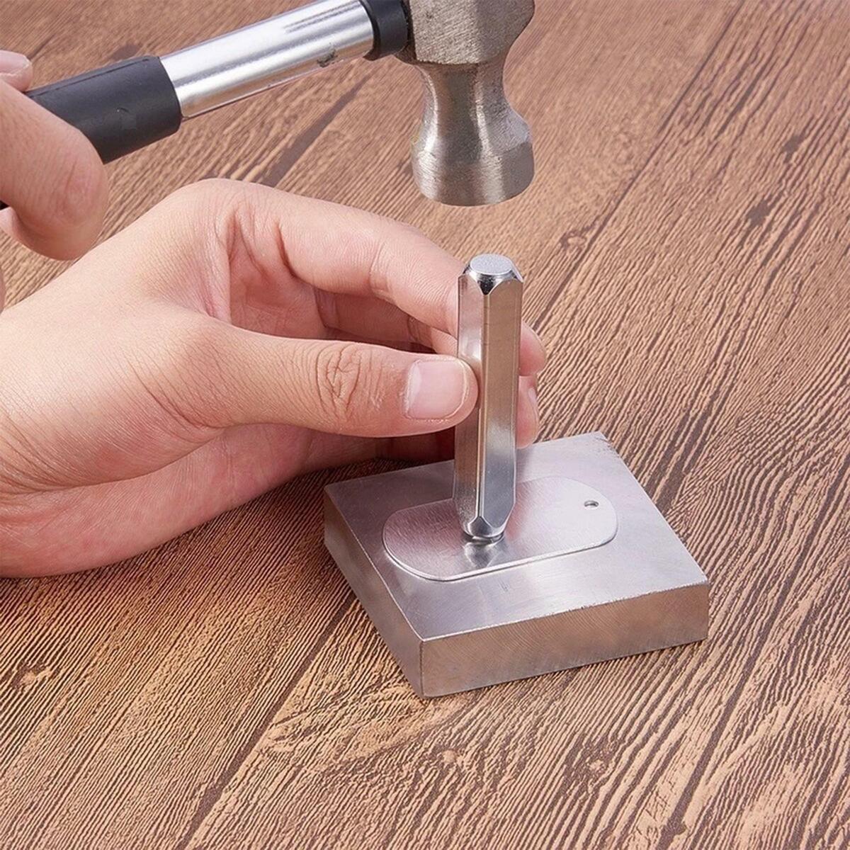 12PCS 6mm Constellations Stamp Punch Set for Jewelry  Leather Stamping