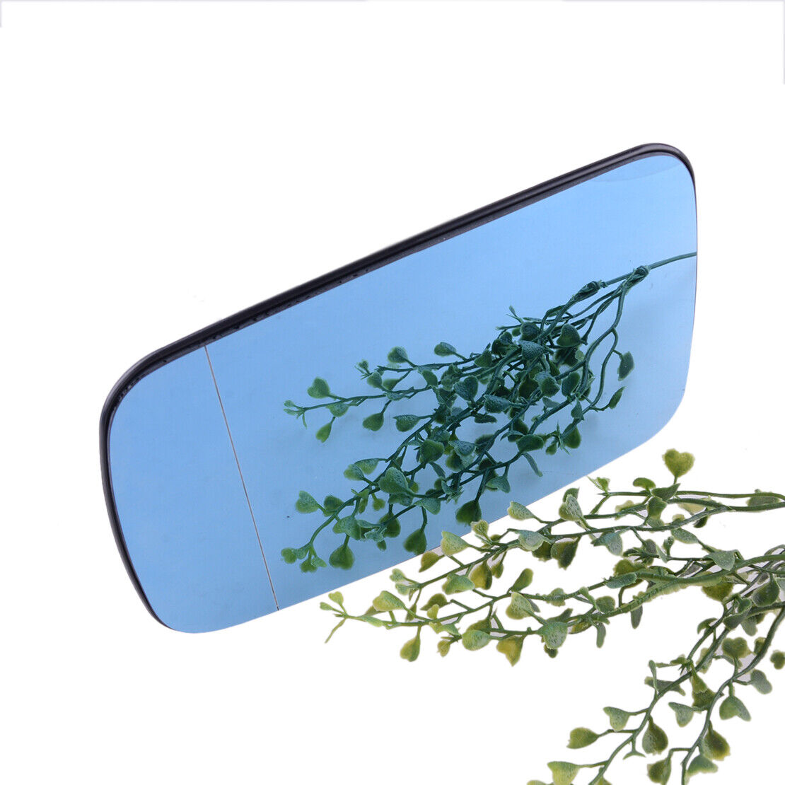 Pair Blue Heated Side Door Wing Mirror Glass Fit For BMW E38 1995-01 E39 2000-03