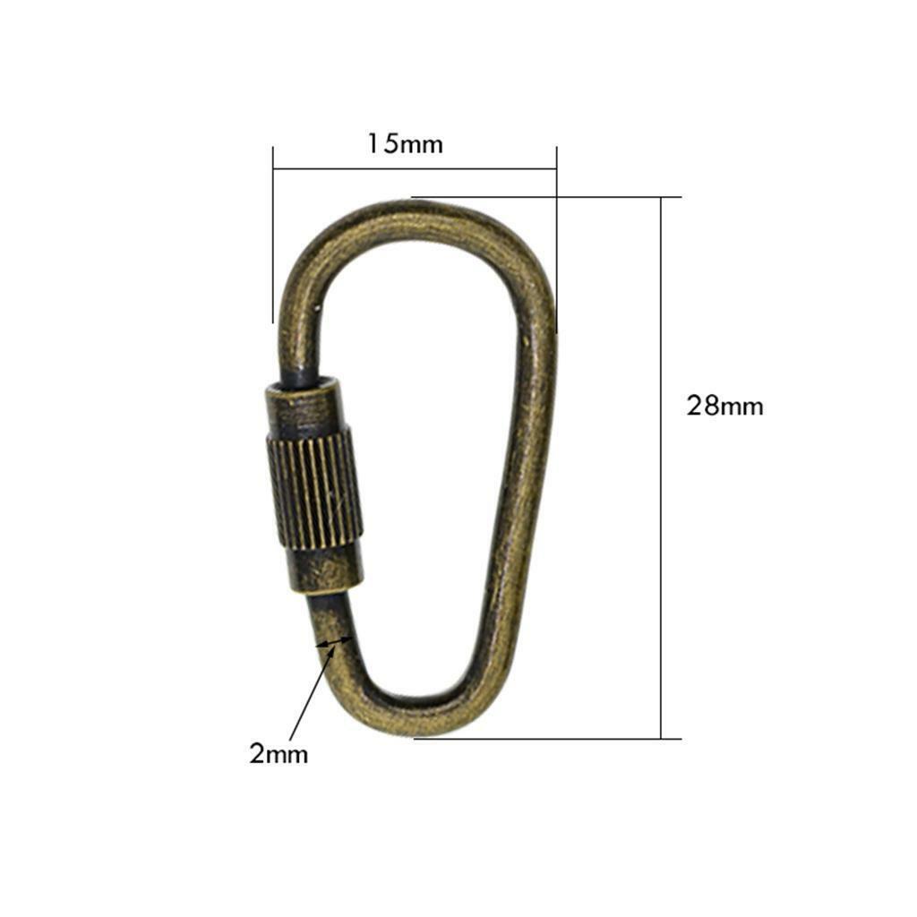 50x -functional Screw  Carabiner Clasp Key Chain  Key
