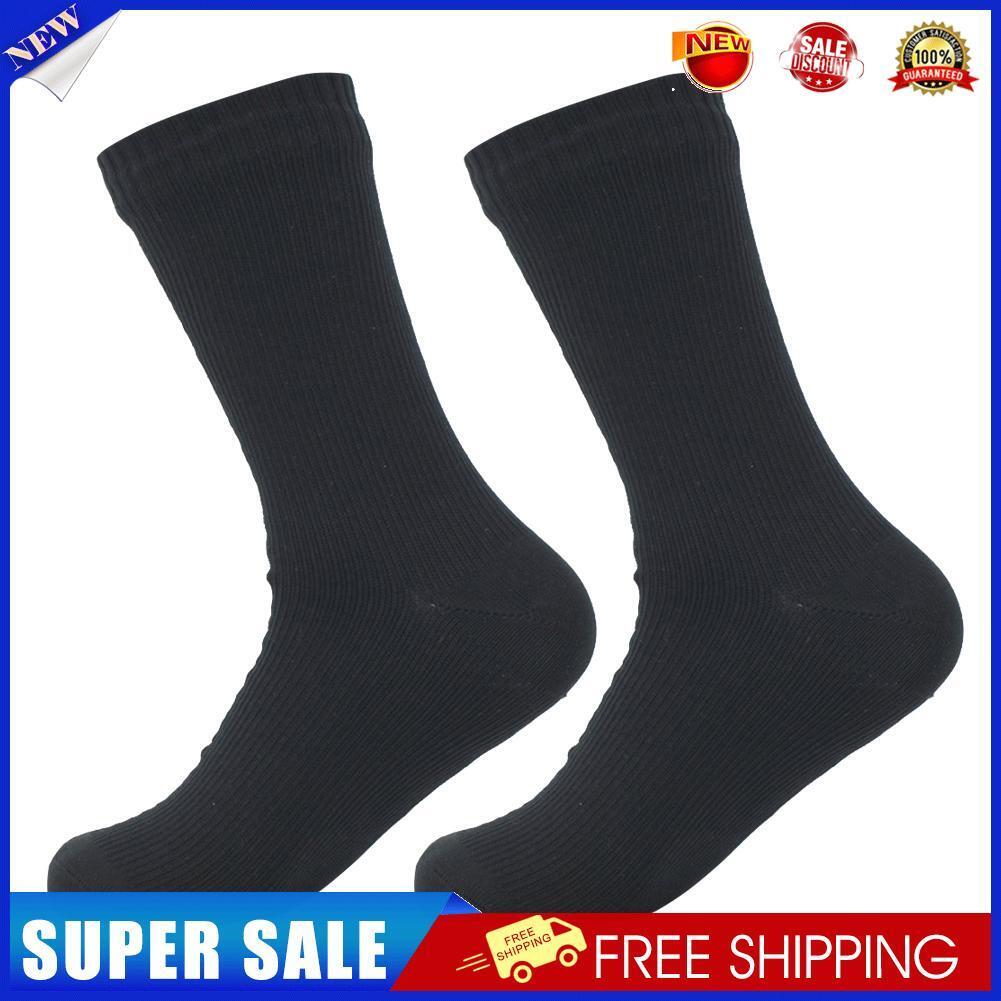 Men Outdoor Sports Waterproof Stockings Winter Breathable Skiing Socks (M)
