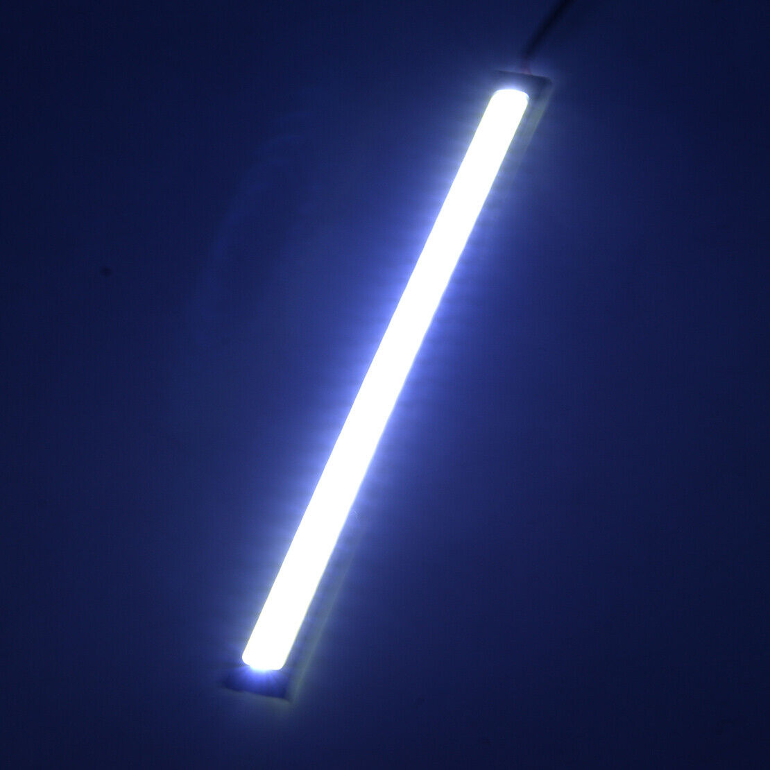10x 12V White DRL COB LED Strip Light Bar For Camping Caravan Car Waterproof