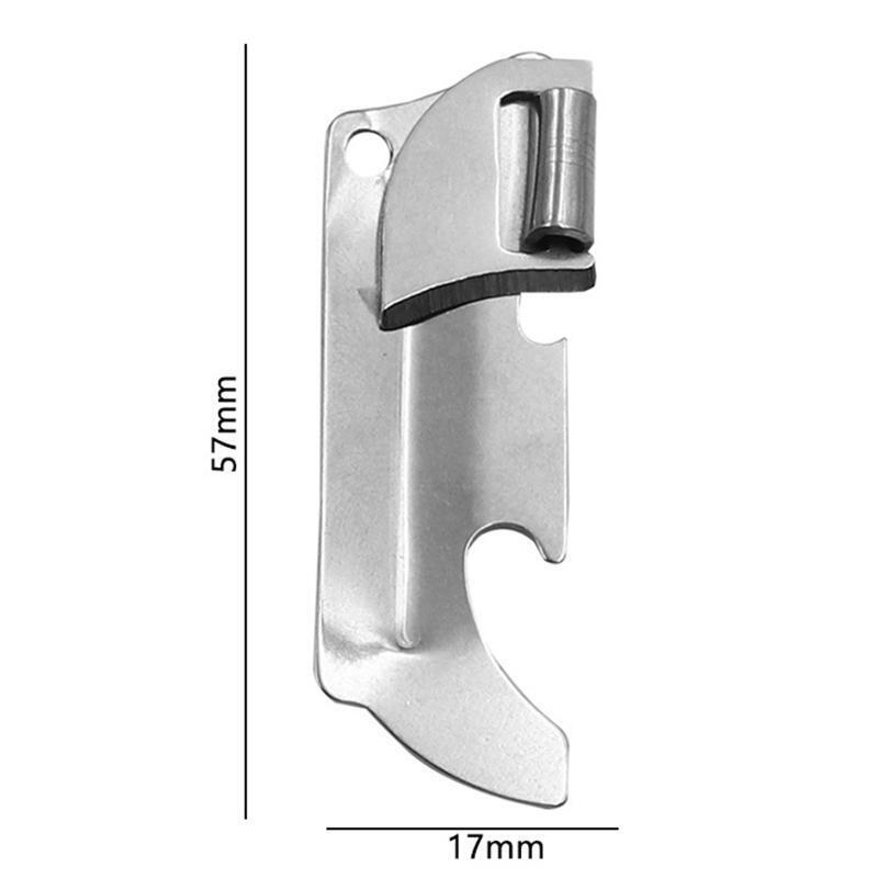 Polished Stainless Steel Small and Portable Beer Can Opener for Bar Beverage