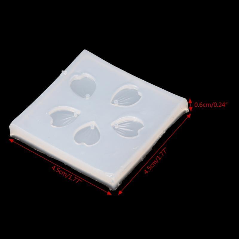 Silicone Mold Cherry Blossom Petal Pendant Mold For DIY Handwork Jewelry Finding