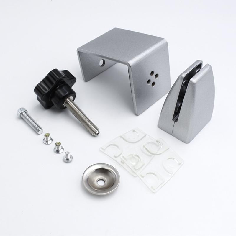 Aluminum Alloy Privacy Panel Screen Clamp Partition Support Thicken C-Shape Clip