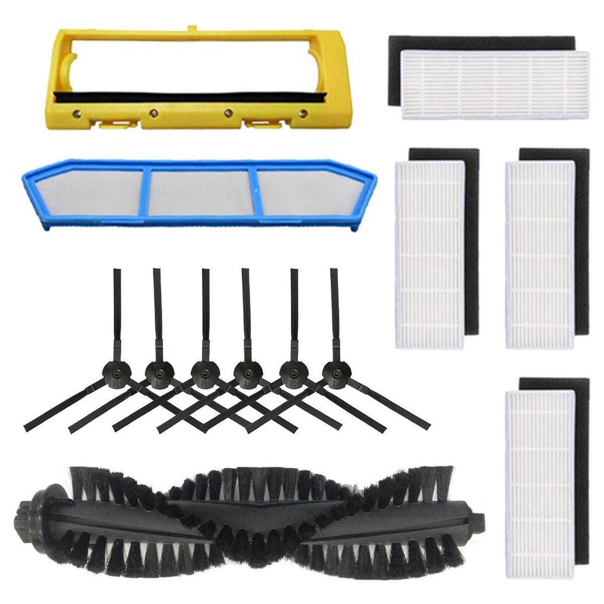 13Pcs Vacuum Cleaner Replacements Set for Ilife A4S A40 Robot Vacuum Cleaner