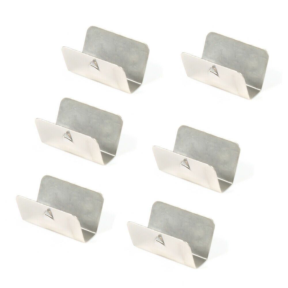 Channel Rain Wind Deflector CLIPS Windshield Metal Clip Auto Parts Glass Clip