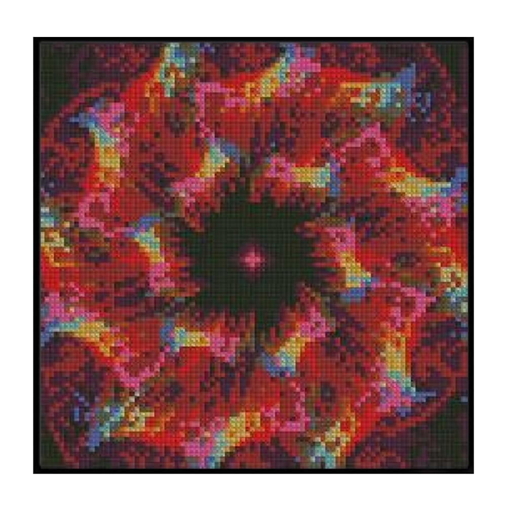 DIY Full Drill Round Diamond Painting Embroidery Kits Cross Stitch Craft